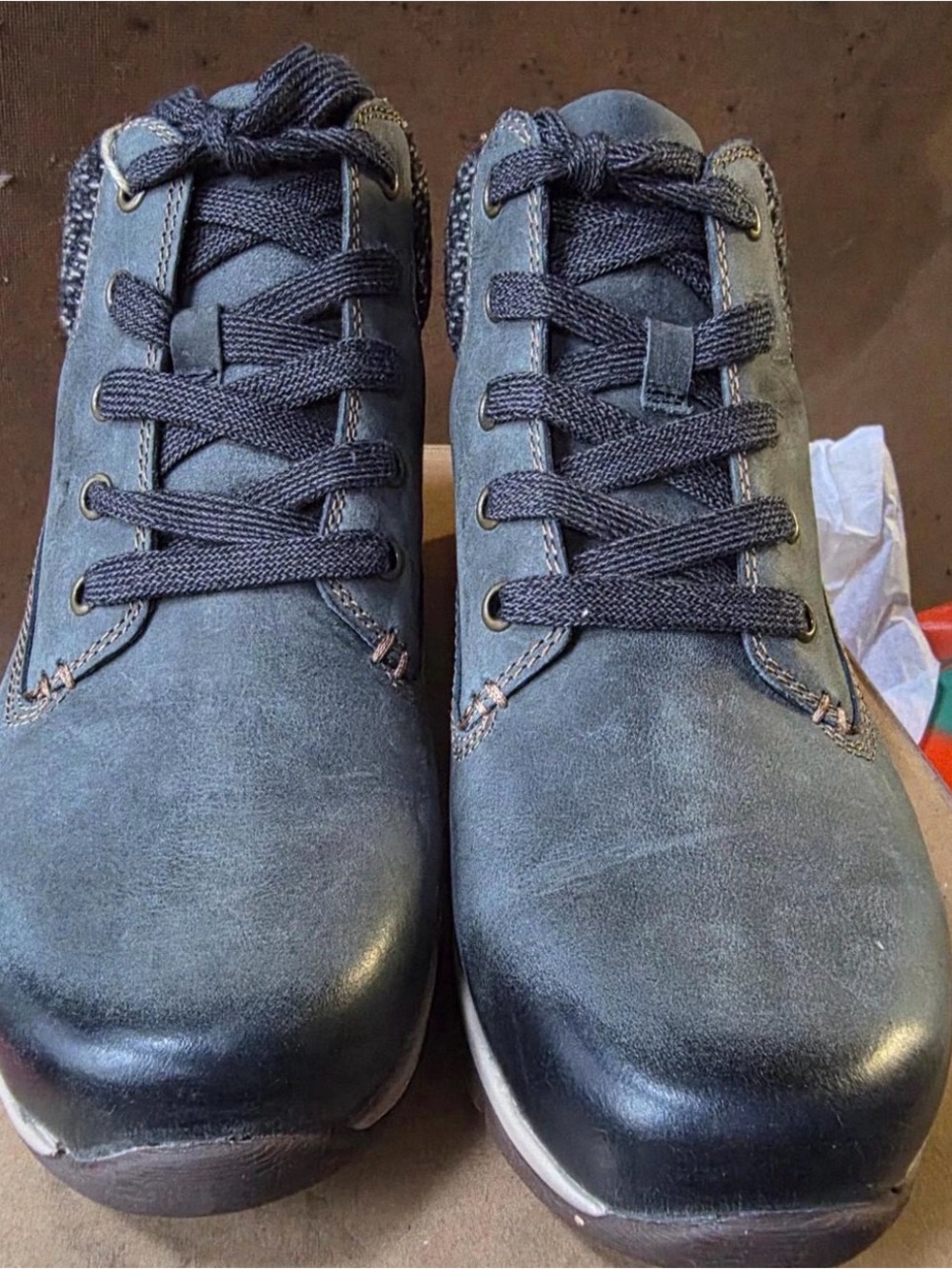 NEW Bionica Women's Dark Blue Lace-Up Sneakers tuscon